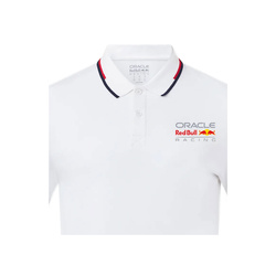 Polo męskie Core Logo białe Red Bull Racing 2025