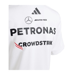 T-shirt dziecięcy Team biały Mercedes AMG F1 2025