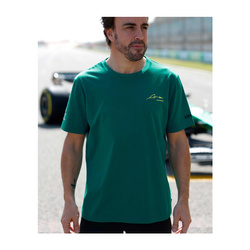 T-shirt dziecięcy zielony Alonso Kimoa Aston Martin F1 