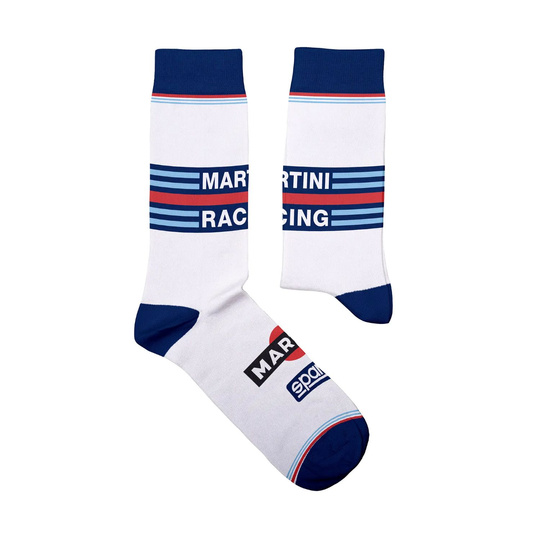 Skarpety Sparco Icon Design 2 Martini Racing białe