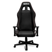 Fotel biurowy Sparco Coach czarny/czerwony