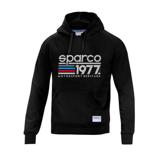 Bluza z kapturem 1977 Sparco czarna