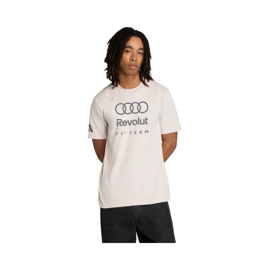 Koszulka t-shirt DNA Graphic Audi Revolut F1 2026 beżowa