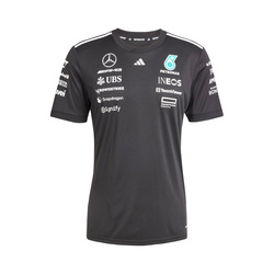 T-shirt męski czarny Team Mercedes AMG F1 2025