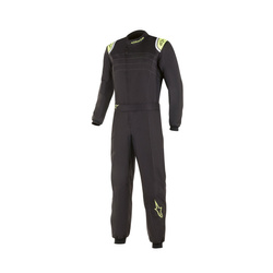 Kombinezon Alpinestars KMX-9 V2 czarno-żółty (homologacja CIK)