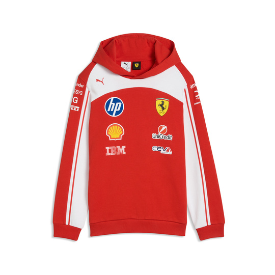 Bluza z kapturem dziecięca Team Scuderia Ferrari F1 2026