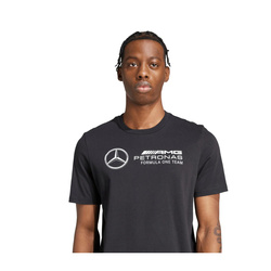 T-shirt męski czarny Logo Mercedes AMG F1 2025