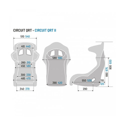 Fotel sportowy Sparco CIRCUIT II QRT MY19 (homologacja FIA)