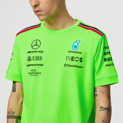 Koszulka t-shirt męska Set Up Team green Mercedes AMG F1 