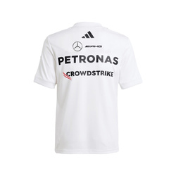 T-shirt dziecięcy Team biały Mercedes AMG F1 2025