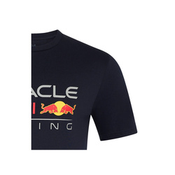 T-shirt męski Front Logo granatowy Red Bull Racing 2025