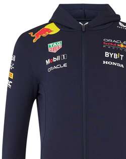 Bluza męska Full Zip Hoodie Team Red Bull Racing 2024