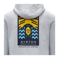 Bluza męska Graphic grey Ayrton Senna F1 