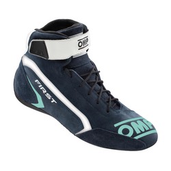 Buty OMP FIRST MY21 granatowo-niebieskie (FIA)