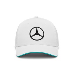 Czapka baseballowa Team biała Mercedes AMG F1 2024