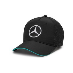 Czapka baseballowa Team czarna Mercedes AMG F1 2024