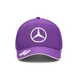 Czapka baseballowa dziecięca fioletowa Lewis Hamilton Mercedes AMG F1 2024