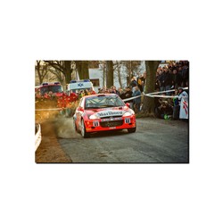 Fotoobraz Janusz Kulig / Jarosław Baran - Ford Focus WRC 90 x 60 cm