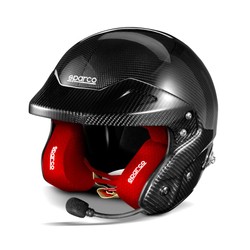 Kask Sparco RJ-I Carbon czarno-czerwony (FIA)