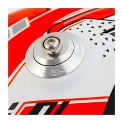 Kask zamknięty Bell RS7 PRO Stamina czerwony (homologacja FIA)