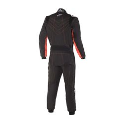 Kombinezon Alpinestars KMX-9 V2 czarno-czerwony fluo (homologacja CIK)