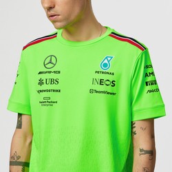 Koszulka t-shirt męska Set Up Team green Mercedes AMG F1 