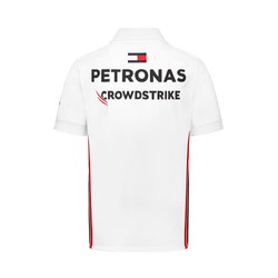 Polo męskie Team białe Mercedes AMG F1 