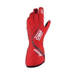 Rękawice OMP ONE EVO X czerwone (homologacja FIA)