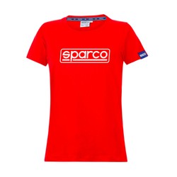 T-shirt damski FRAME Sparco czerwony