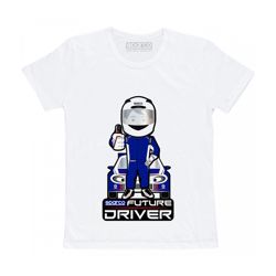 T-shirt dziecięcy Future Driver Sparco biały