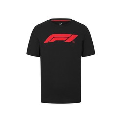 T-shirt dziecięcy Logo czarny Formula 1 2024