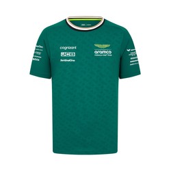 T-shirt dziecięcy zielony Alonso Aston Martin F1 2024