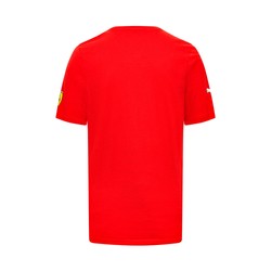 T-shirt męski Leclerc Driver Red Ferrari F1 