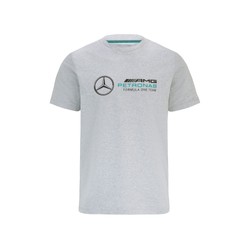 T-shirt męski Logo Grey Mercedes AMG F1 