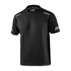 T-shirt męski TECH Sparco czarny