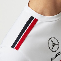 T-shirt męski Team biały Mercedes AMG F1 