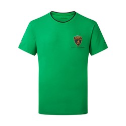 T-shirt męski zielony Squadra Corse Lamborghini 2024